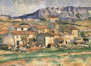 near the village garden Paul Cezanne